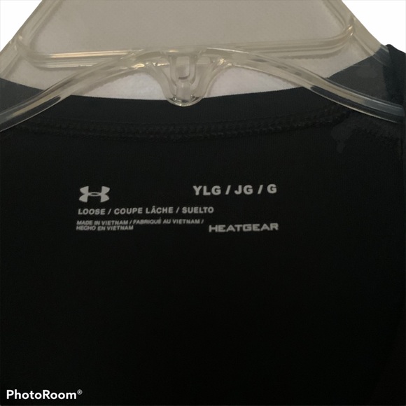 Under Armour loose fit girls Athletic shirt w/HeatGear YLG - Picture 3 of 6